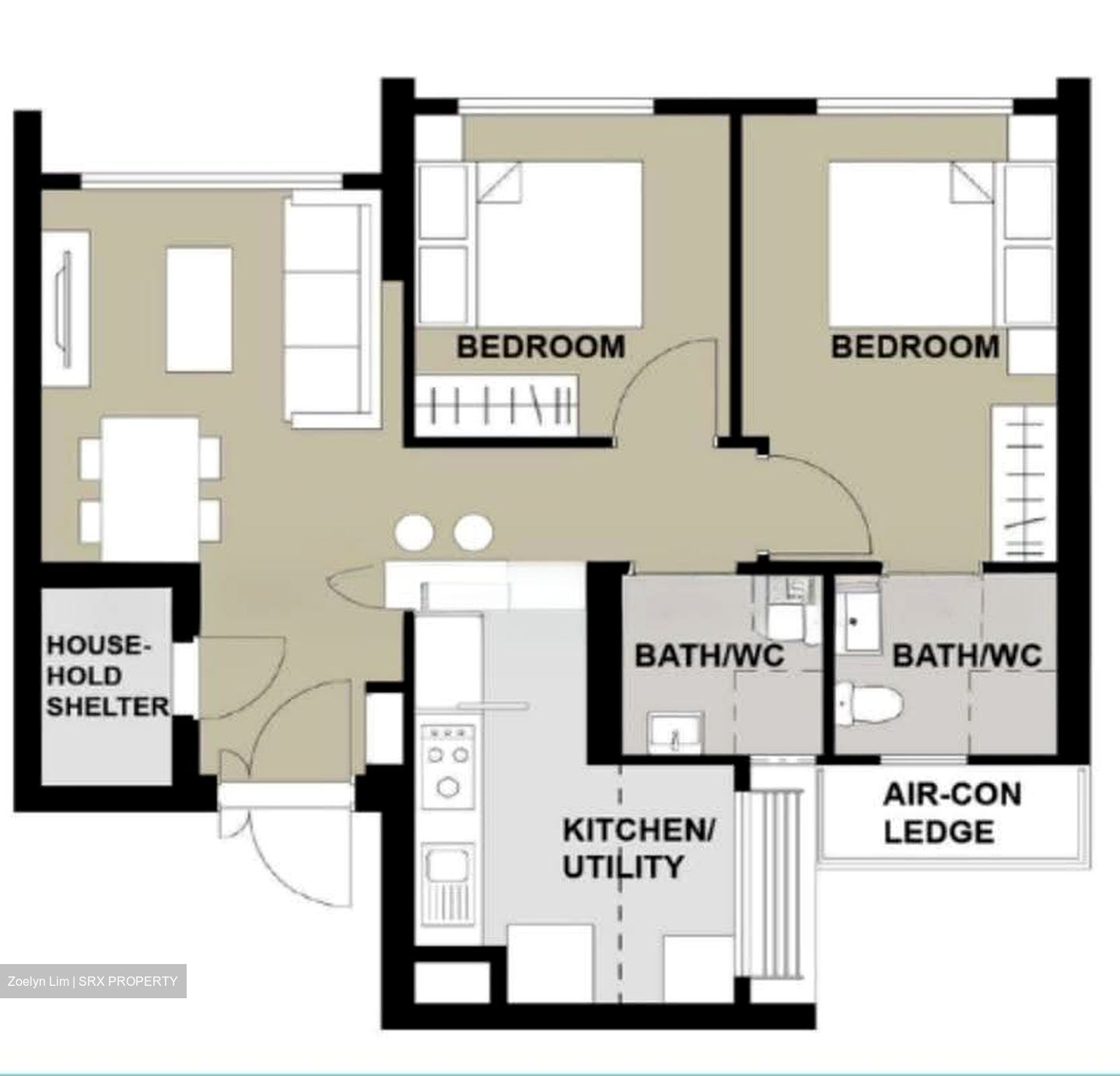 Blk 421C Northshore Straitsview (Punggol), HDB 3 Rooms #635988151